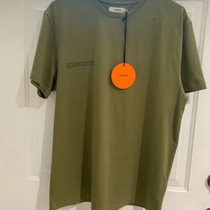 PANGAIA T-shirt Olive Green Size S Sold Out NWT